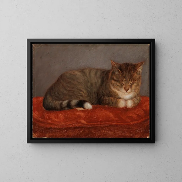 Chat allongé Mosse - Maria Wiik — quadro incorniciato alla parete