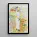 Femme dans le jardin - Maria Wiik — quadro incorniciato alla parete