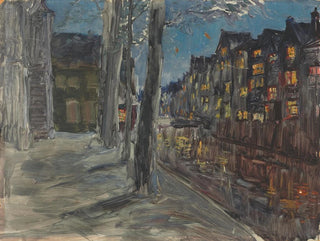 Canal di notte - Maria Yakunchikova — vista dell’opera