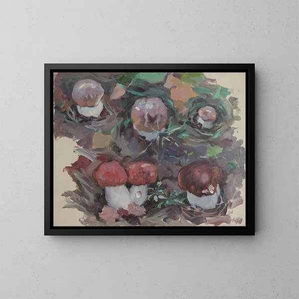 Funghi - Maria Yakunchikova — quadro incorniciato alla parete