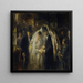 Matrimonio ebraico - Jozef Israëls — quadro incorniciato alla parete
