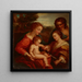 Mariage mistico di Santa Caterina con San Sebastiano - Jan Gauszkiewicz — quadro incorniciato alla parete