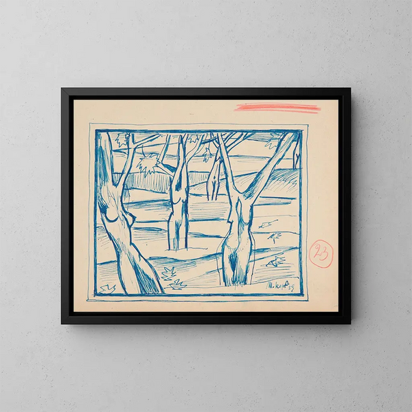 Triste - Marian Kopf — quadro incorniciato alla parete