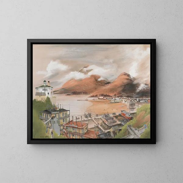 Marée descendante à Juneau - Marianne Appel — quadro incorniciato alla parete