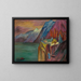 Precipizio - Marianne von Werefkin — quadro incorniciato alla parete
