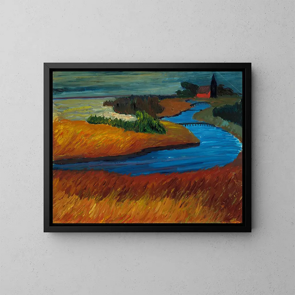 Prerowstrom - Marianne von Werefkin — quadro incorniciato alla parete