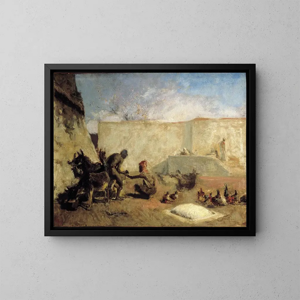 Fabbro marocchino - Mariano Fortuny Marsal — quadro incorniciato alla parete