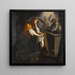 Marie Madeleine al sepolcro con due angeli - Giovanni Biliverti — quadro incorniciato alla parete