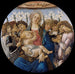 Marie con il Bambino e angeli cantanti - Sandro Botticelli — ambientato in un interno