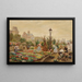 Le quai aux fleurs et l'hôtel de ville - Marie-François Firmin-Girard — quadro incorniciato alla parete