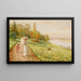 Passeggiata autunnale - Marie-François Firmin-Girard — quadro incorniciato alla parete