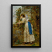 Elegante a l'ombrella - Marie-François Firmin-Girard — quadro incorniciato alla parete