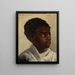 Ritratto di un giovane africano - Marie-Gabriel Biessy — quadro incorniciato alla parete