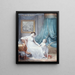 Ritratto presumibile di Madame Marie Alexandre Vincent e di suo figlio André - Marie-Gabrielle Capet — quadro incorniciato alla parete