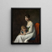 Madame Philippe Panon Desbassayns de Richemont Jeanne Églé Mourgue e suo figlio Eugène - Marie-Guillemine Benoist — quadro incorniciato alla parete