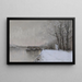 Effet de neige - Marie-Joseph Léon Clavel Iwill — quadro incorniciato alla parete