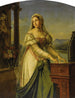Donna all'organo davanti a una statua della Vergine con Bambino - Marie-Philippe Coupin de la Couperie — vista dell’opera