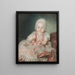 di Alexandre Antoine Roslin 1764-1799 g.m. Adélaïde Abraham figlio dell'artista - Marie-Suzanne Giroust — quadro incorniciato alla parete