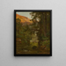 Bord de rivière effet de lumière dans le Doubs - Marie-Victor-Émile Isenbart — quadro incorniciato alla parete