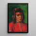 Portrait d'une femme marocchina - Marie-Yvonne Laur — quadro incorniciato alla parete
