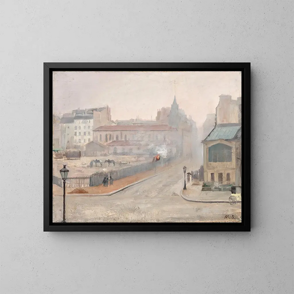 Nella nebbia - Marie Bashkirtseff — quadro incorniciato alla parete