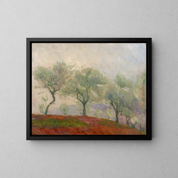 Paesaggio con alberi - Marie Bracquemond — quadro incorniciato alla parete