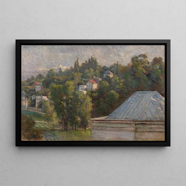 Vista di Sèvres - Marie Bracquemond — quadro incorniciato alla parete
