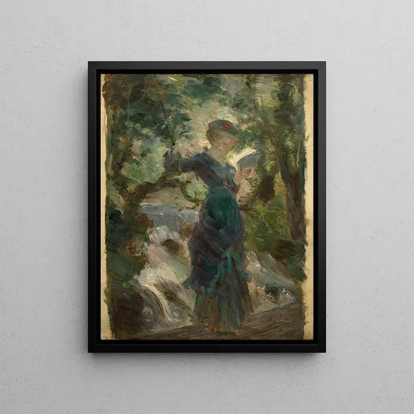 Marie Bracquemond - Young lady reading.webp