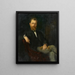 Ritratto del marito Dr. Viktor Grossmann - Marie Dürr Grossmann — quadro incorniciato alla parete