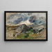 Un glacier dans le massif du Glockner - Marie Egner — quadro incorniciato alla parete