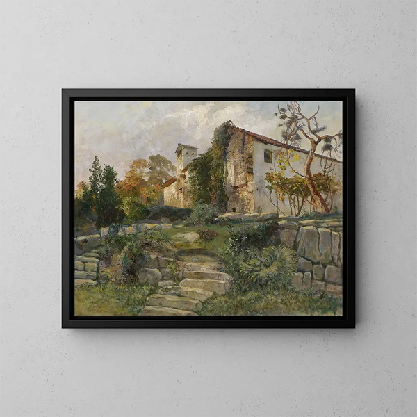 Antica muraglia - Marie Egner — quadro incorniciato alla parete
