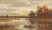 Piccolo paesaggio di brughiere al crepuscolo - Marie Egner — vista dell’opera