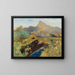 Fine d'estate sulla torbiera di Salisburgo vicino all'Untersberg - Marie Egner — quadro incorniciato alla parete