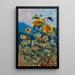 Studio di girasoli - Marie Egner — quadro incorniciato alla parete