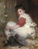 Sul soglia - Marie Elizabeth Seymour Lucas — vista dell’opera