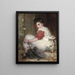 Sul soglia - Marie Elizabeth Seymour Lucas — quadro incorniciato alla parete