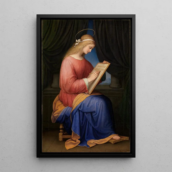 Marie Ellenrieder - Maria schreibt das Magnificat.webp