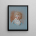 Ritratto di Madame Schröder - Marie Jeanne Clemens — quadro incorniciato alla parete