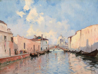 Marie Joseph Clavel - Venetian Canal.webp