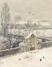 Vista dell'atelier Vista della chiesa salesiana dal Belvedere superiore - Marie König-Ingenheim — vista dell’opera