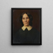 Ritratto di una donna - Marie Wiegmann — quadro incorniciato alla parete