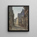 Vista di Pünderich sulla Mosella - Marinus van Reymerswaele — quadro incorniciato alla parete