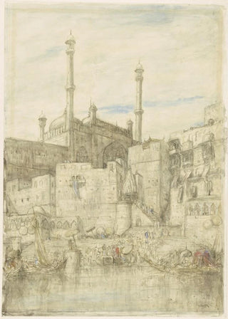 Marius Bauer - Aan de Ganges bij Benares.webp