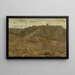 Paesaggio montano in Egitto - Marius Bauer — quadro incorniciato alla parete