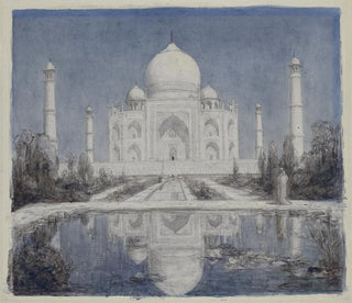 Taj Mahal al chiaro di luna - Marius Bauer — vista dell’opera