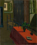 Tavolo rosso con glicinia - Marius Borgeaud — vista dell’opera