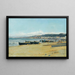 Le quartiere della stazione Agfa visto dalla spiaggia del Tivoli, Algeri - Marius Reynaud — quadro incorniciato alla parete