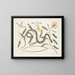 Apocynum c. Angis viridis maculatus, il serpente verde maculato - Mark Catesby — quadro incorniciato alla parete