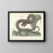 Immagini di pesci, serpenti, insetti e altri animali così come di alcune piante Pl045 - Mark Catesby — quadro incorniciato alla parete