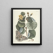 Pesci, serpenti, insetti e alcuni altri animali, così come alcune immagini di piante Pl090 - Mark Catesby — quadro incorniciato alla parete